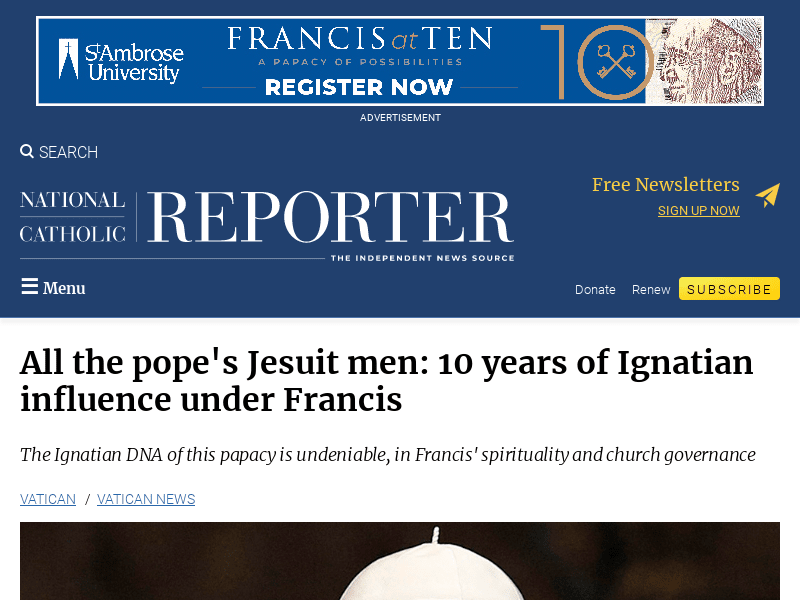 All the pope's Jesuit men: 10 years of Ignatian influence under Francis