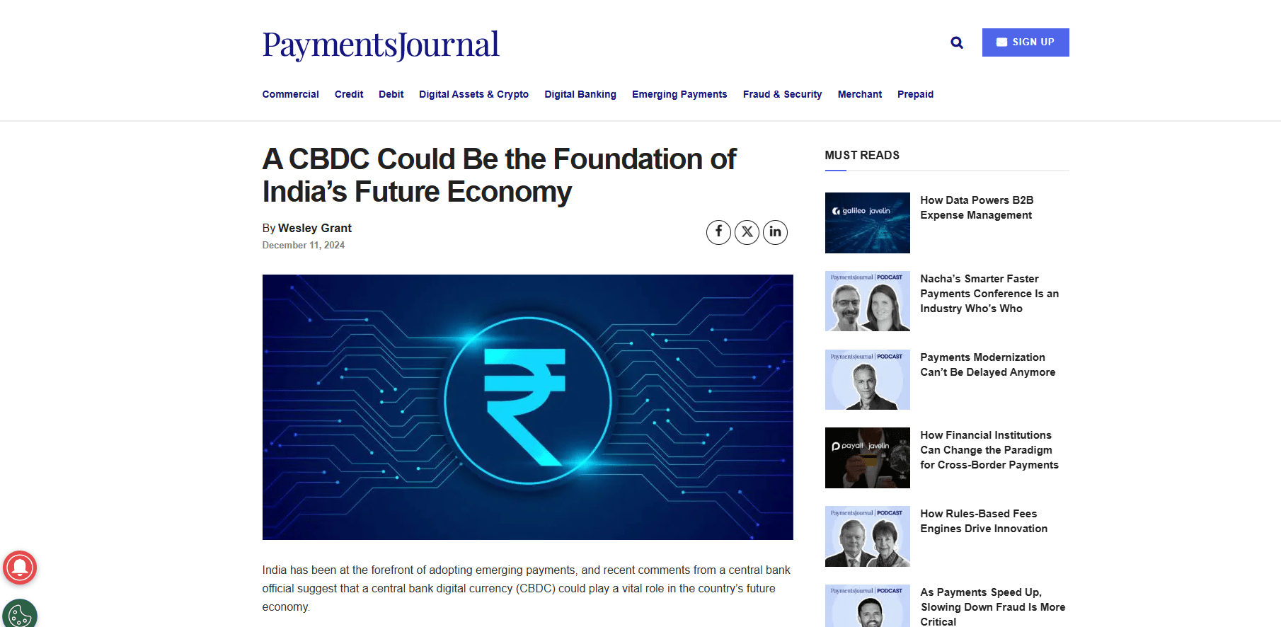 A CBDC Could Be the Foundation of India's Future Economy