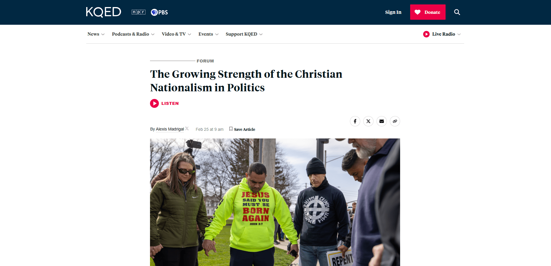 The Growing Strength of the Christian Nationalism in Politics