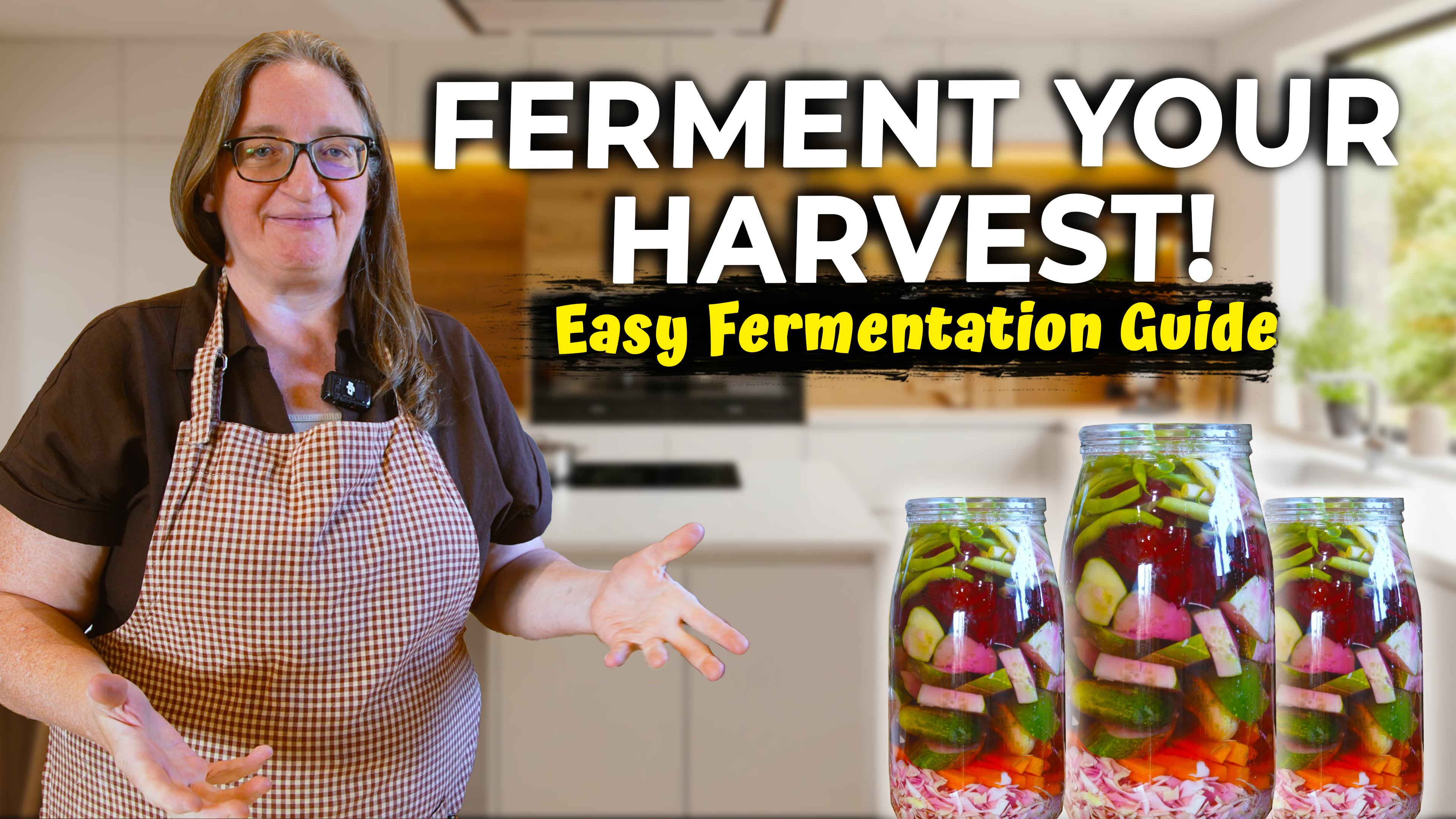 Garden Overflow? Learn to Preserve with Lacto-Fermentation!